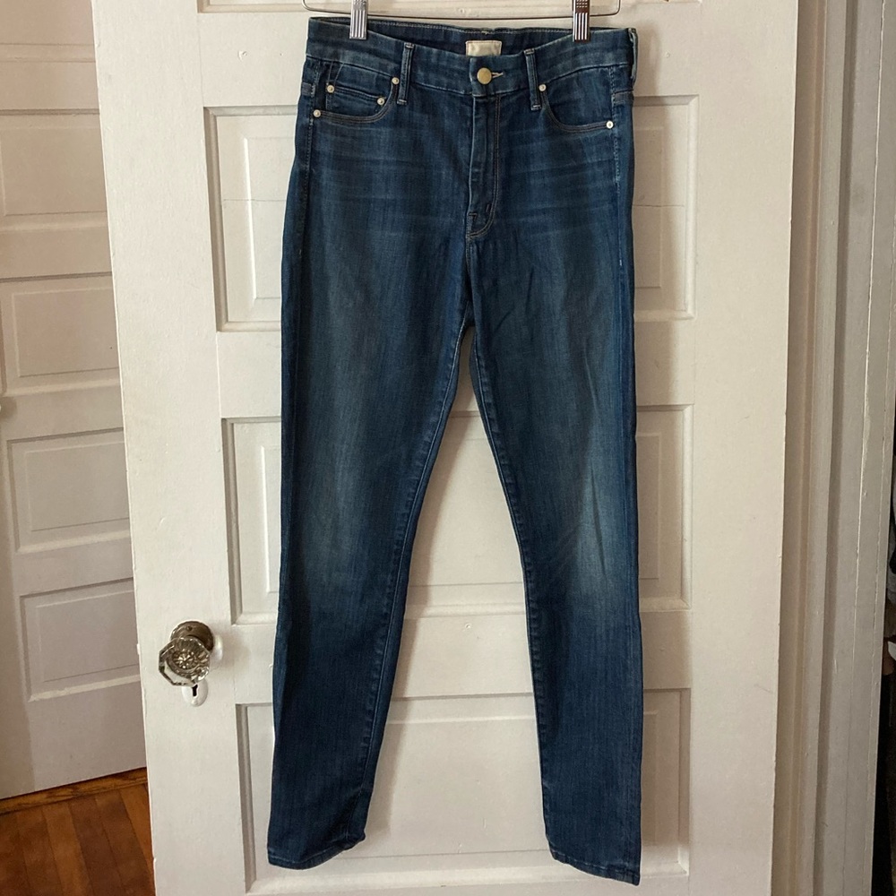 MOTHER designer denim size 26 mid/high rise skinny